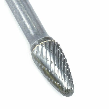 Forney Tungsten Carbide Burr, 3/8 in Tree Radius SF-3 60125